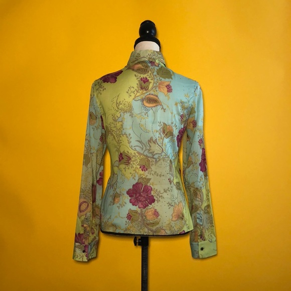 AKRIS Swiss Indian-pattern cotton shirt - Picture 3 of 11